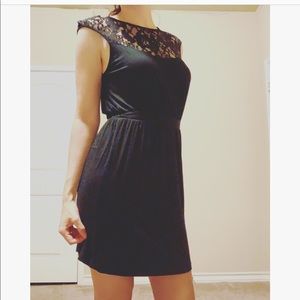 ⭐️ Buy 1 Get 1 ⭐️ Black Lace Top Dress